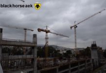 AEK F.C football stadium construction .Από ψηλά οι κερκίδες ΤΟΜΈΑ ”6” ” ταράτσα”