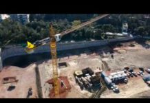 Γήπεδο ΑΕΚ 23/2/2018 έτοιμος και ο γερανός!