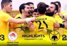 Όμιλος Ξυνή/Ολυμπιακός – ΑΕΚ 23-23 ● Highlights ● Handball Premier | 7η Αγ. ● 13.11.18