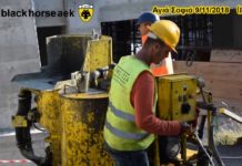 AEK F.C football stadium construction ΑΓΙΑ ΣΟΦΙΑ 09-11-2018 (P 1 από 3) ΕΝΕΜΑΤΩΣΗ ΠΥΛΩΝΑ!!!