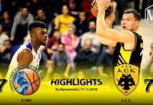Κύμη – AEK 67-78 ● Highlights ● Basket League | 6η Αγ. ● 17.11.18