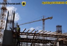 AEK F.C football stadium construction ΑΓΙΑ ΣΟΦΙΑ 24-11-2018 (P2από 4) ΤΟΜΕΑΣ ”3”