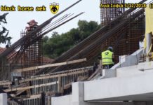 AEK F.C football stadium construction ΑΓΙΑ ΣΟΦΙΑ 05-12-2018 (P 2 από 5) ΚΕΡΚΙΔΕΣ ΤΟΜΈΑ ”6”