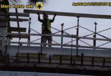AEK F.C football stadium construction ΑΓΙΑ ΣΟΦΙΑ 27-12-2018 (P1 από 5) Στο τομέα ”5”