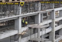 AEK F.C football stadium construction ΑΓΙΑ ΣΟΦΙΑ 01-12-2018 (P 3 από 6)Ταρατσάτο!!!