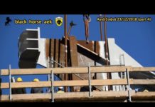 AEK F.C football stadium construction ΑΓΙΑ ΣΟΦΙΑ 23-12-2018 (P 4 από 4) Τοποθέτηση ”ένθετου”