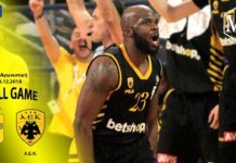 Άρης – AEK 77-81 ● Full Game ● Basket League | 8η Αγ. ● 8.12.18