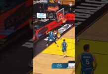 COLD BLOODED Janis Strelnieks 🥶 #shorts #aek #basketball