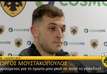 Μουστακόπουλος: «Χαρούμενος για το πρώτο μου γκολ σε αυτό το γήπεδο»! | AEK F.C.
