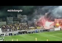 ΛΑΟΣ ΑΧΑΣΤΟΣ ΣΤΗ ΚΡΗΤΗ!!! #aekfc#agiasofia#opaparena#monoaek #aek#football#enwsi#superleague