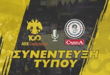 Συνέντευξη Τύπου ΑΕΚ ΒΕΤSSON BC – ΑΠΟΛΛΩΝ ΠΑΤΡΩΝ