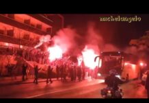 ΛΑΤΡΕΙΑ ΚΑΙ ΠΟΡΩΣΗ ΓΙΑ ΤΗΝ ΑΕΚ ΣΤΙΣ ΣΕΡΡΕΣ!!! #aekfc #aekfamily #aek #football #enwsi #superleague