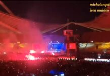 HALLOWED BE THY NAME, IRON MAIDEN LIVE IN ATHENS. UP THE IRONS!!! #IronMaiden #TheFuturePastTour