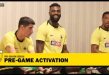 Pre game activation | AEK F.C.