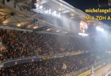 ΠΟΛΛΑ ΤΑ ΝΤΕΣΙΜΠΕΛ ΣΤΗΝ ΑΓΙΑ ΣΟΦΙΑ ΚΑΙ Η ΦΟΒΕΡΗ ΑΕΚ ΣΤΟΥΣ ΟΜΙΛΟΥΣ!!! #aekfc #agiasofia #aek #enwsi