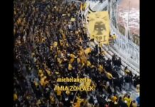 Ο ΛΑΟΣ ΤΗΣ ΑΕΚ ΕΙΝΑΙ ΠΑΡΩΝ ΠΑΝΤΑ ΚΑΙ ΠΑΝΤΟΥ!!! #aekfc #agiasofia #aekfamily #aek #enwsi #original21